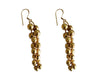 Gold Plated Silver dangle earrings - Jewelslane
