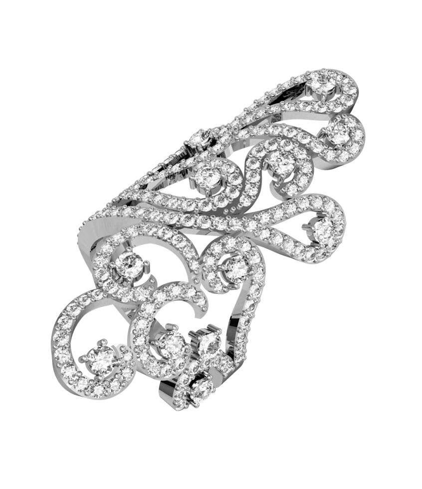 Grandiose Diamond Cocktail ring - Jewelslane