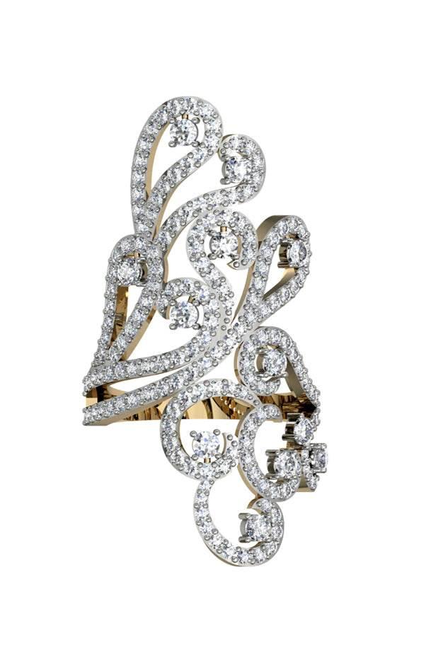 Grandiose Diamond Cocktail ring - Jewelslane