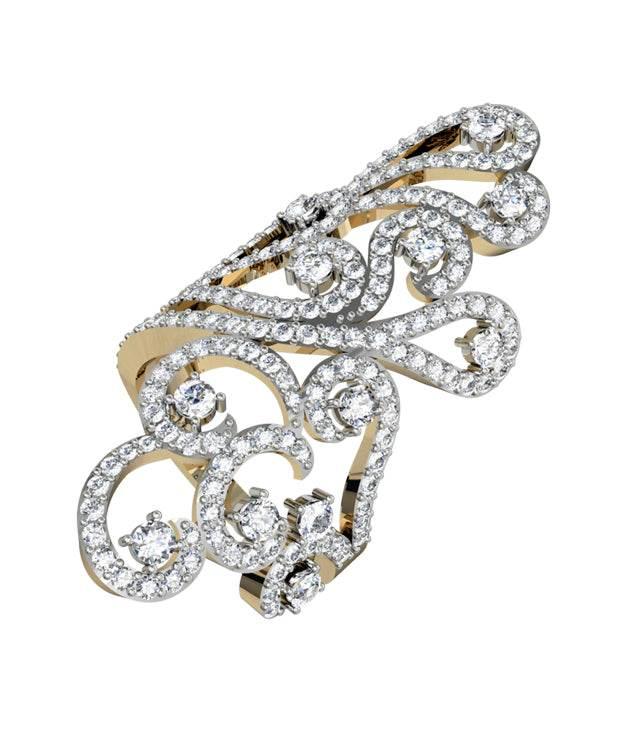 Grandiose Diamond Cocktail ring - Jewelslane