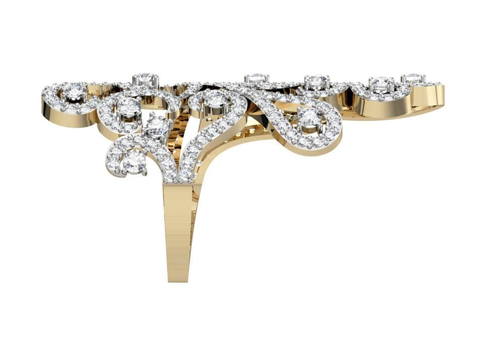 Grandiose Diamond Cocktail ring - Jewelslane