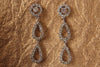 Diamond Double Drop Danglers Earring - Jewelslane