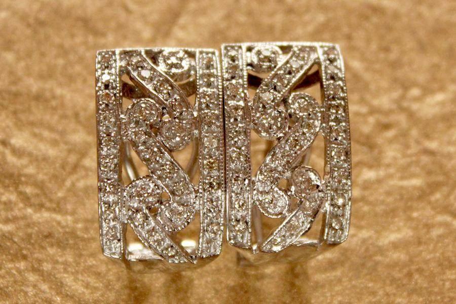 Diamond Half Balis Earring - Jewelslane