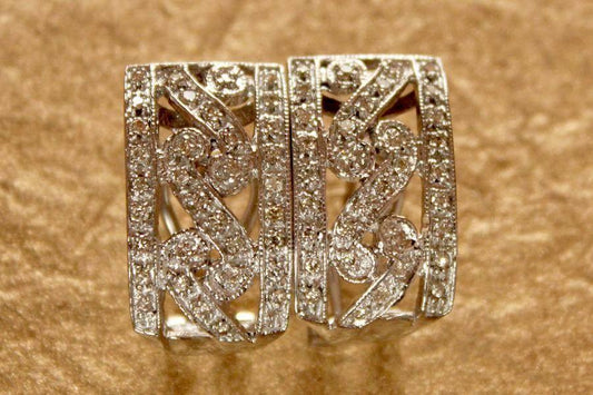 Diamond Half Balis Earring - Jewelslane