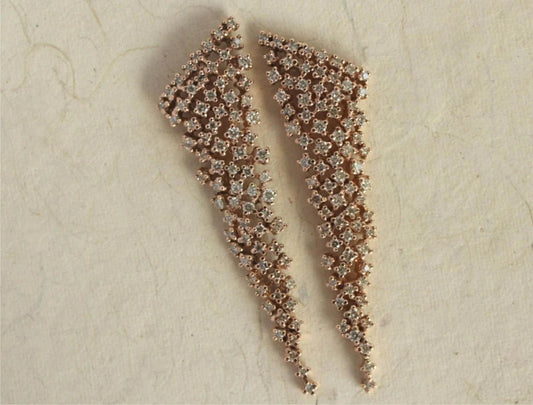 Diamond Danglers Earring - Jewelslane