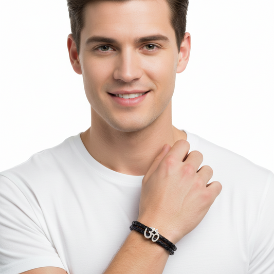 Handsome Om Bracelet for Men - Jewelslane
