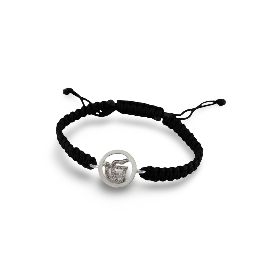 Ik Onkaar Bracelet Diamond in Silver - Jewelslane