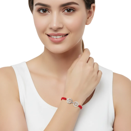 Ik Onkaar & Khanda Silver Bracelet - jewelslane