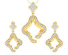 Ilsa Diamond Earrings & Pendant Set - Jewelslane