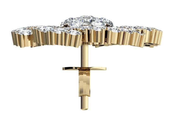 Impressive Diamond Eartops - Jewelslane