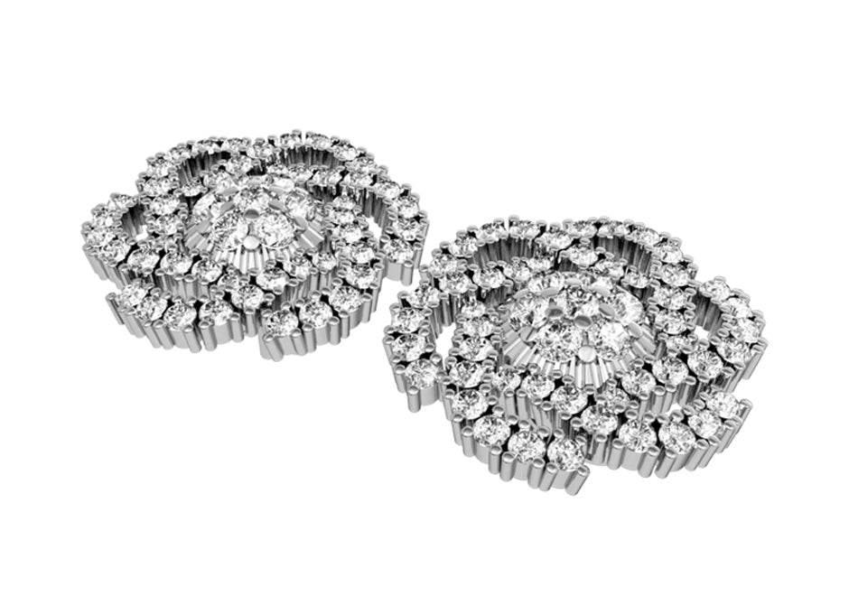Impressive Diamond Eartops - Jewelslane