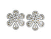 Intricate designer diamond Ear clips - Jewelslane