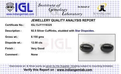 Black Star Cufflink - Jewelslane