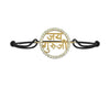 Jai Guru Ji vibrant Gold & diamond Bracelet - Jewelslane