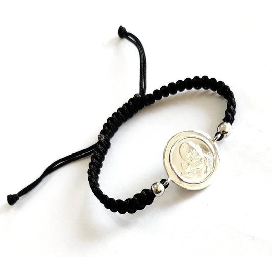 Jai Guruji Bracelet in silver for Girls - Jewelslane