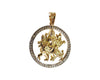 Jai Maa Durga Pendant in Gold with diamonds - Jewelslane