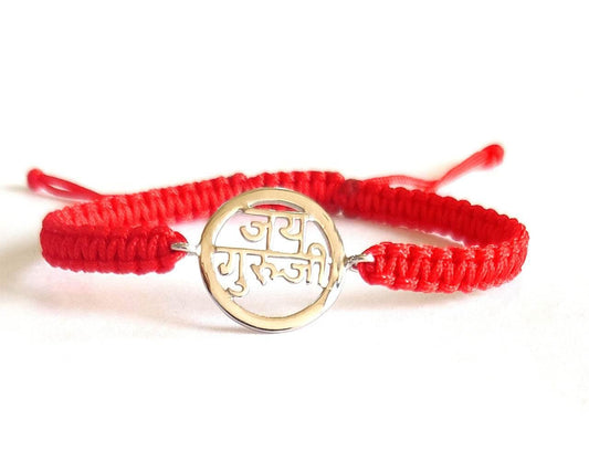 Jai Guru JI Silver Gift Bracelet - Jewelslane