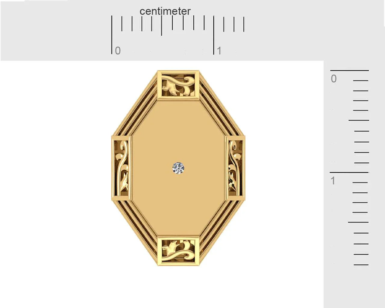 James Simple Gold Cufflinks - Jewelslane