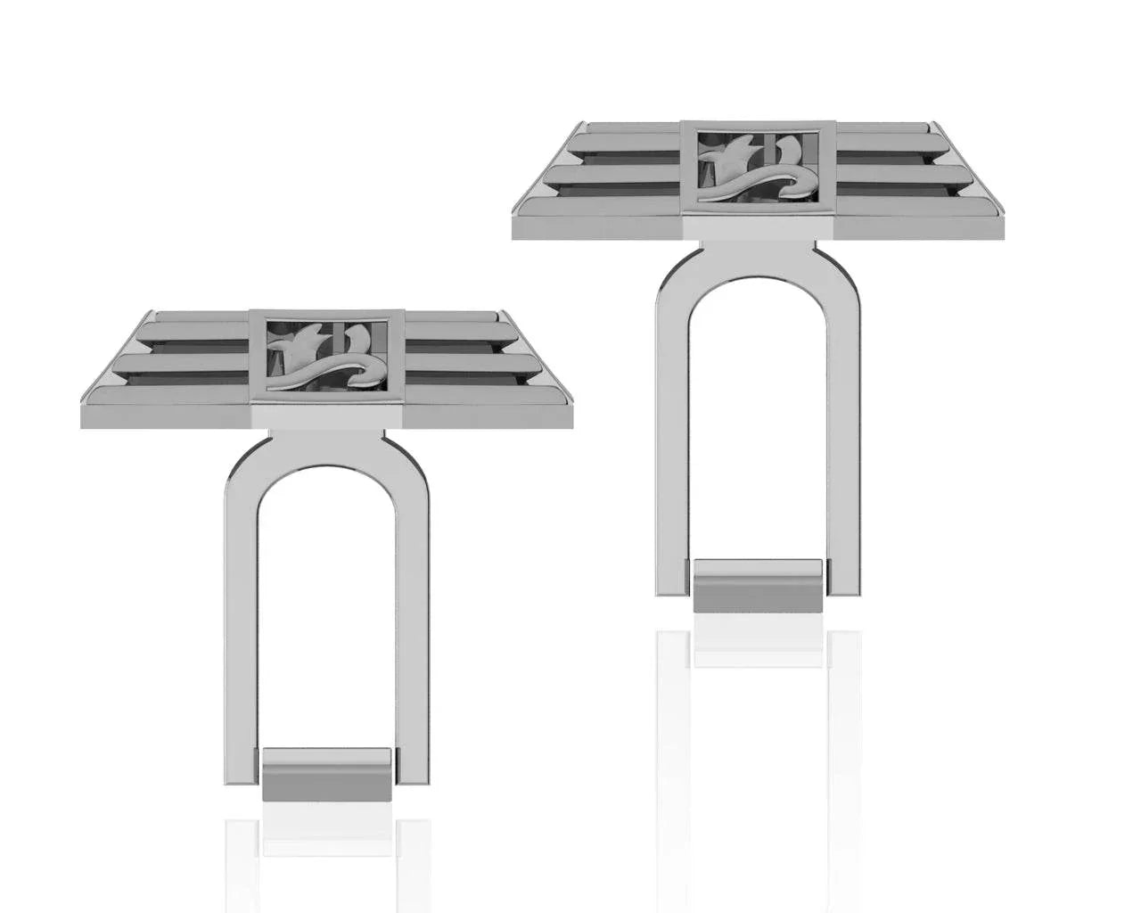 James Simple Gold Cufflinks - Jewelslane