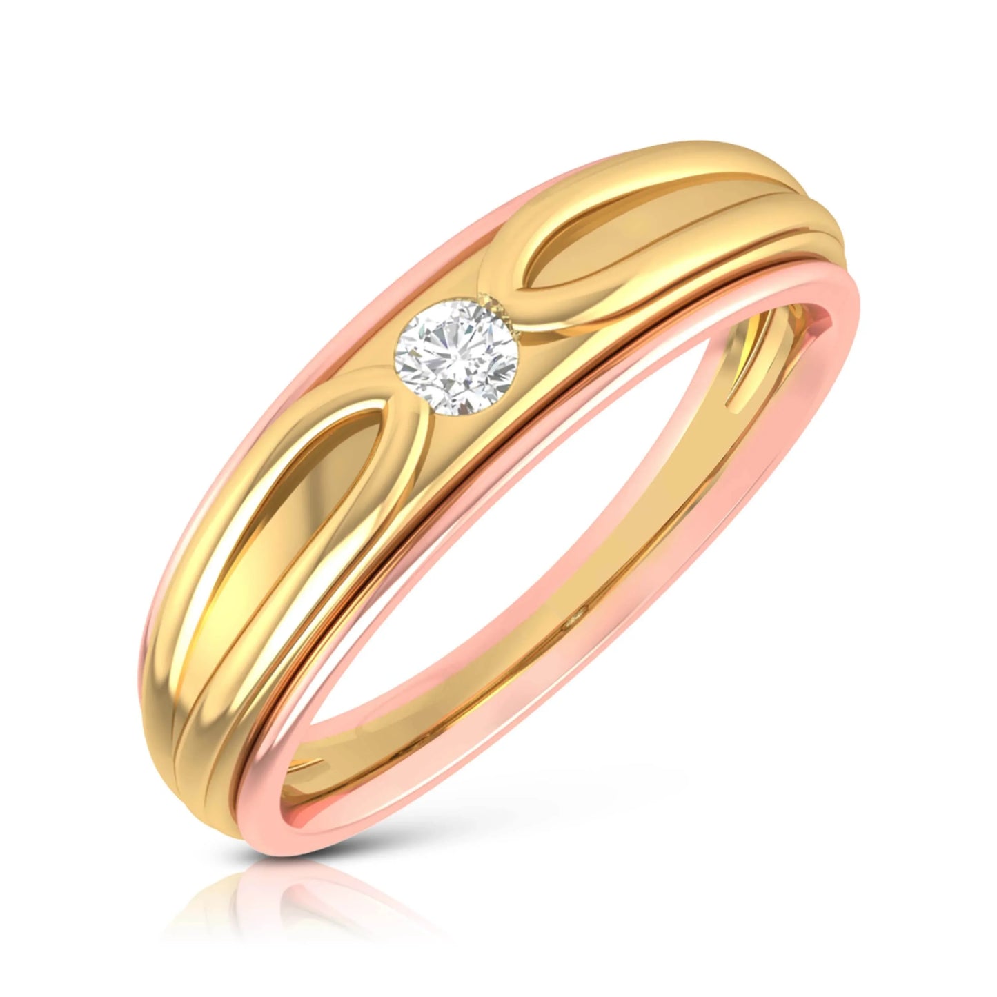Juno diamond ring in 14k Gold - Jewelslane