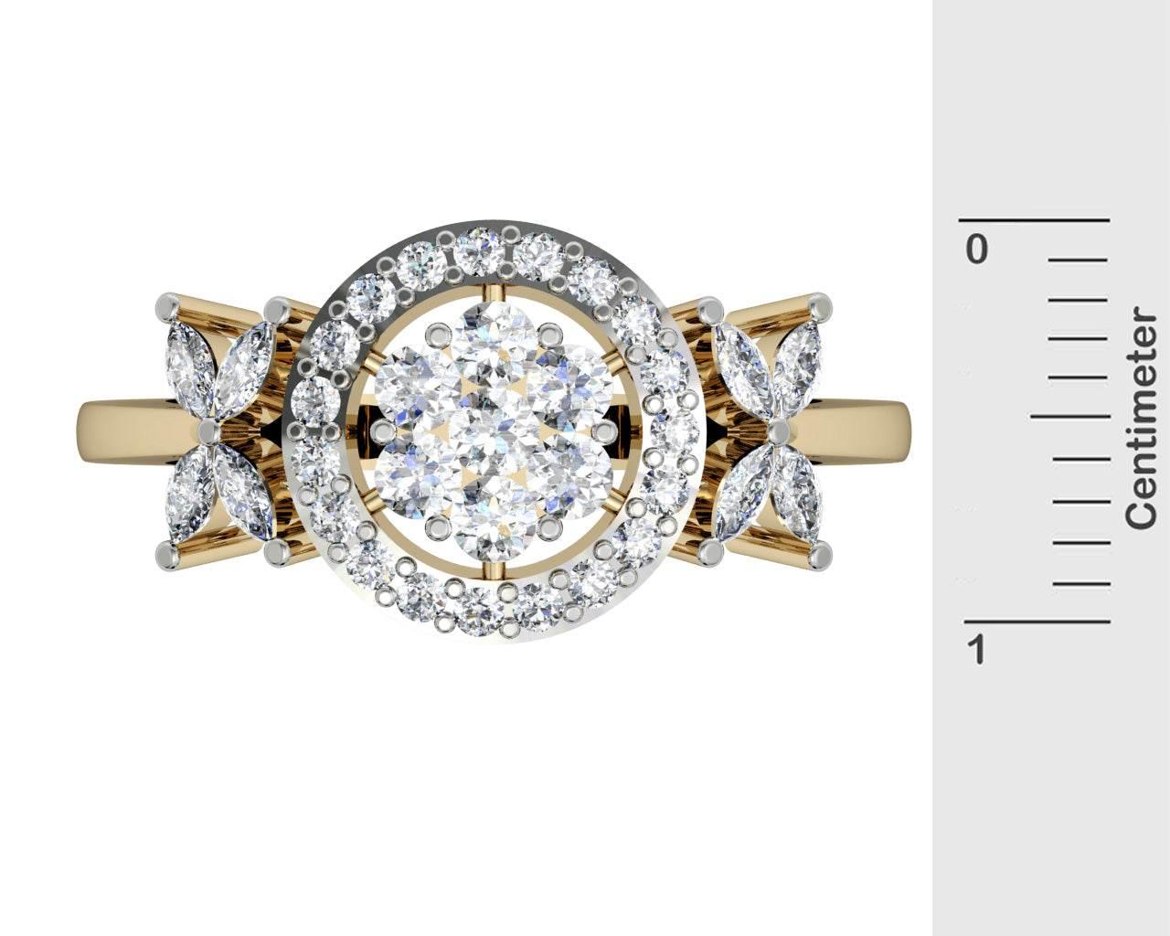 Kira Diamond Ring - Jewelslane