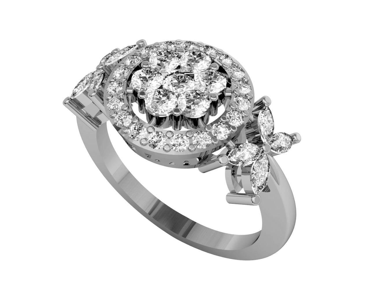 Kira Diamond Ring - Jewelslane