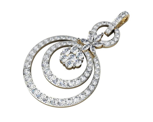 Kira Radiant Diamond Pendant - Jewelslane