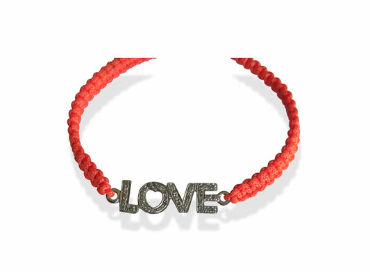 Love Bracelet, with diamonds in Silver - Jewelslane
