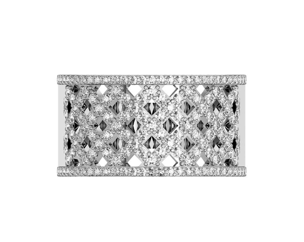Latticework Diamond Band - Jewelslane