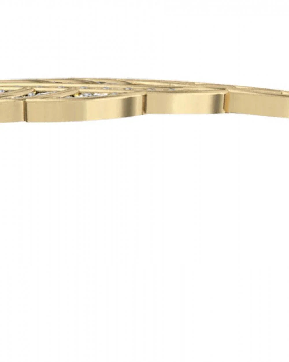 Leaf Earring with Diamonds - Jewelslane