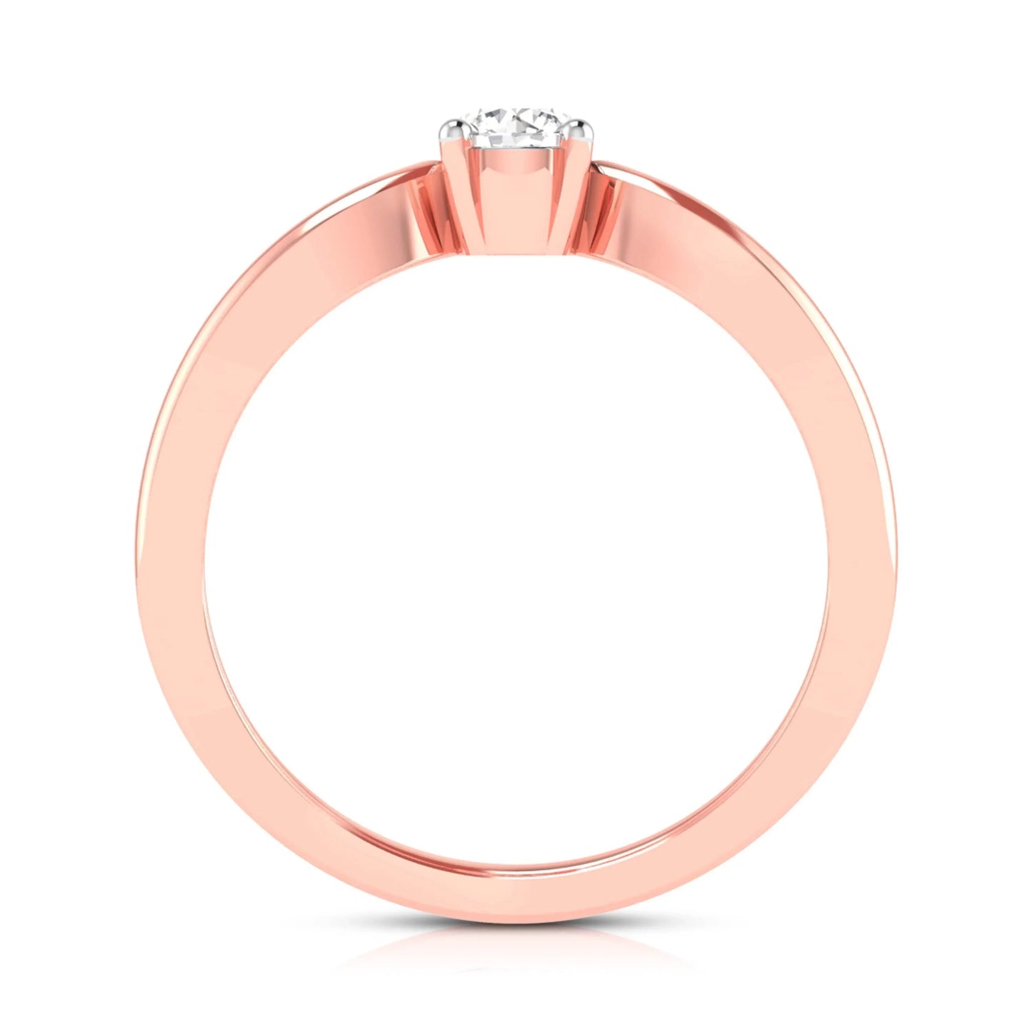 Leia diamond ring in 14k Gold - Jewelslane