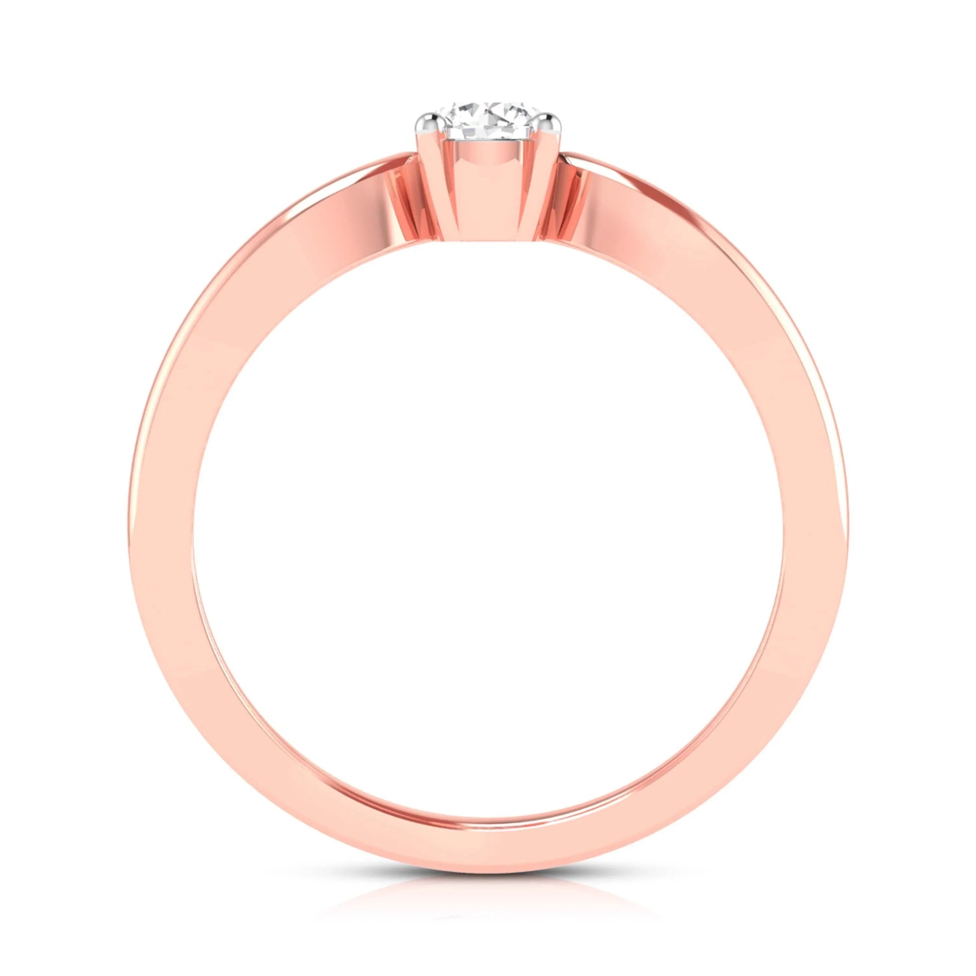 Leia diamond ring in 14k Gold - Jewelslane