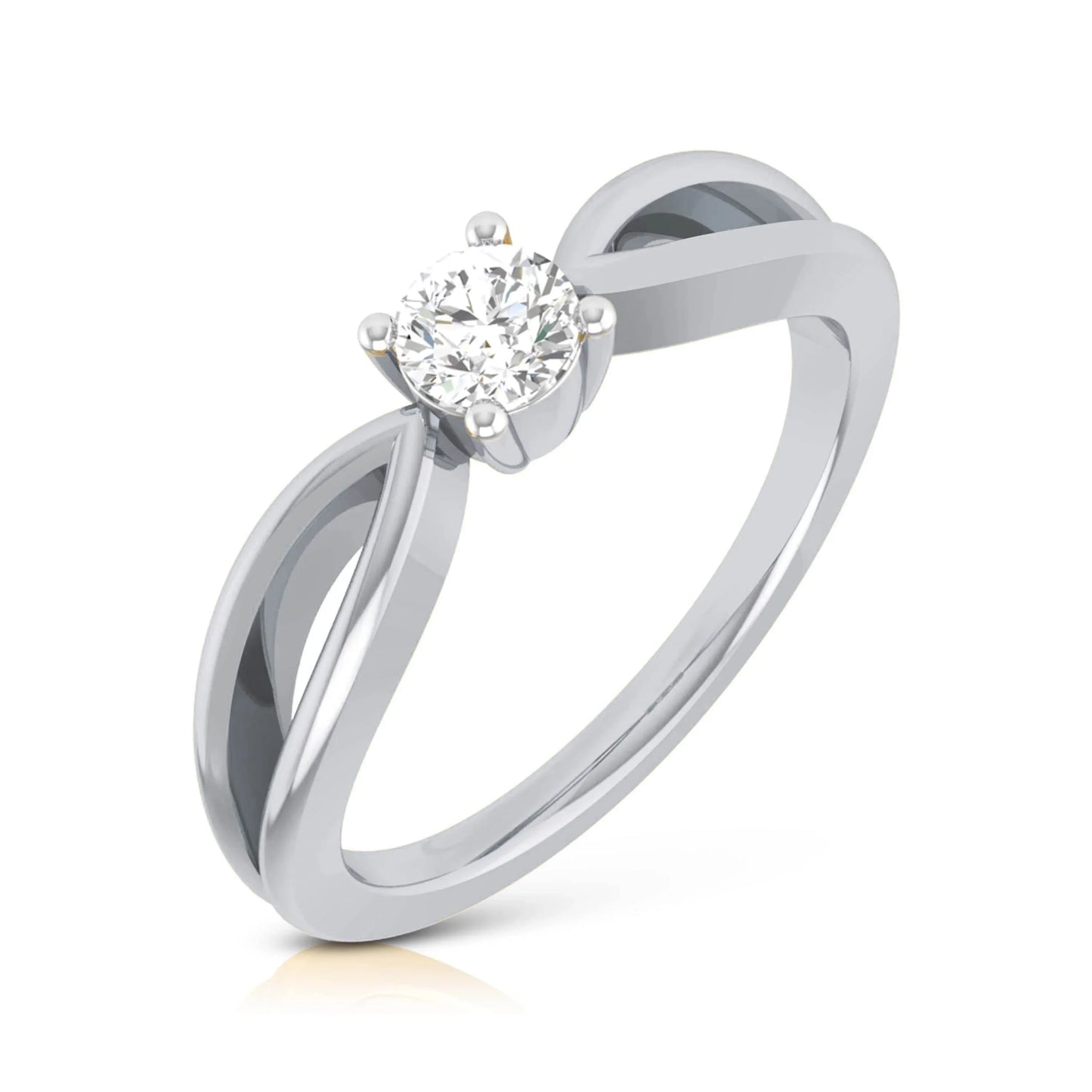 Leia diamond ring in 14k Gold - Jewelslane