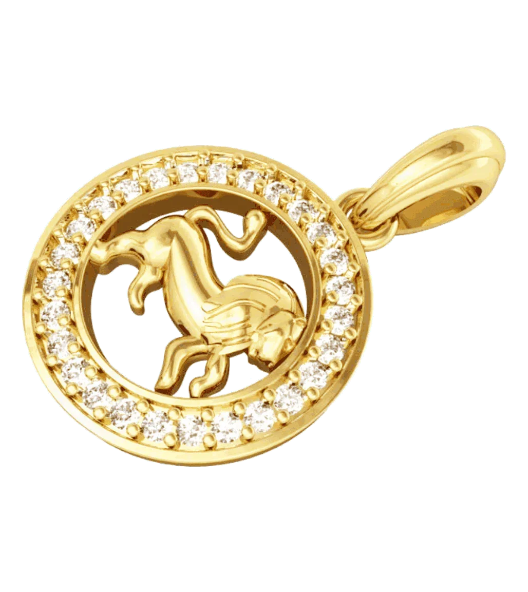 Leo Charm in Gold - Jewelslane