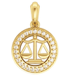 Libra Charm in Gold - Jewelslane