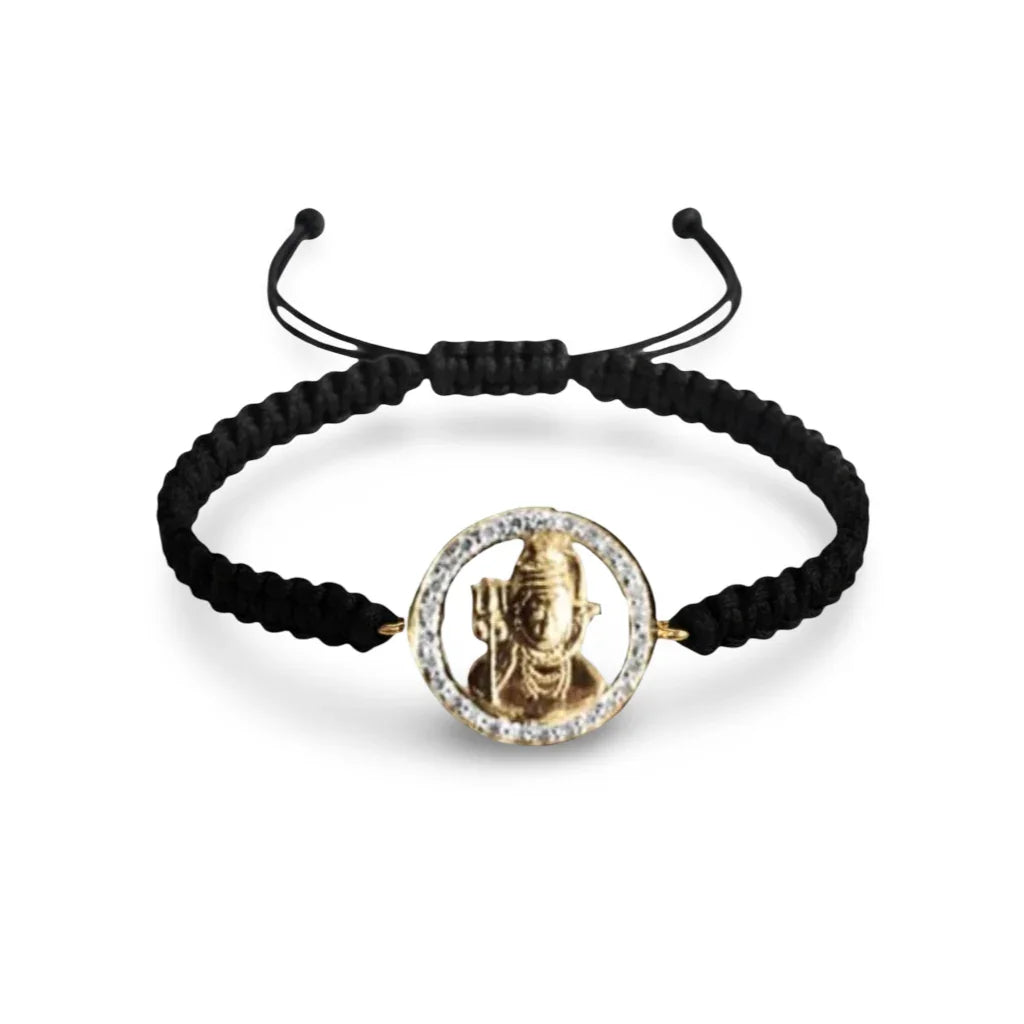 Lord Shiva Gold Bracelet -Jewelslane