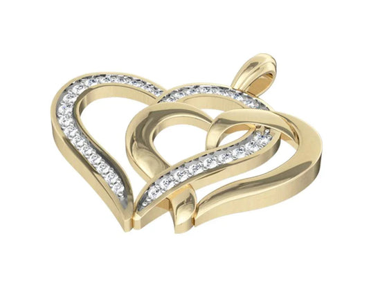 Loving Hearts Gift Pendant - Jewelslane