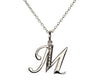 Alphabet M pendant with diamonds - Jewelslane