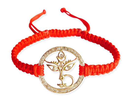 Maa Durga Gold Bracelet - Jewelslane