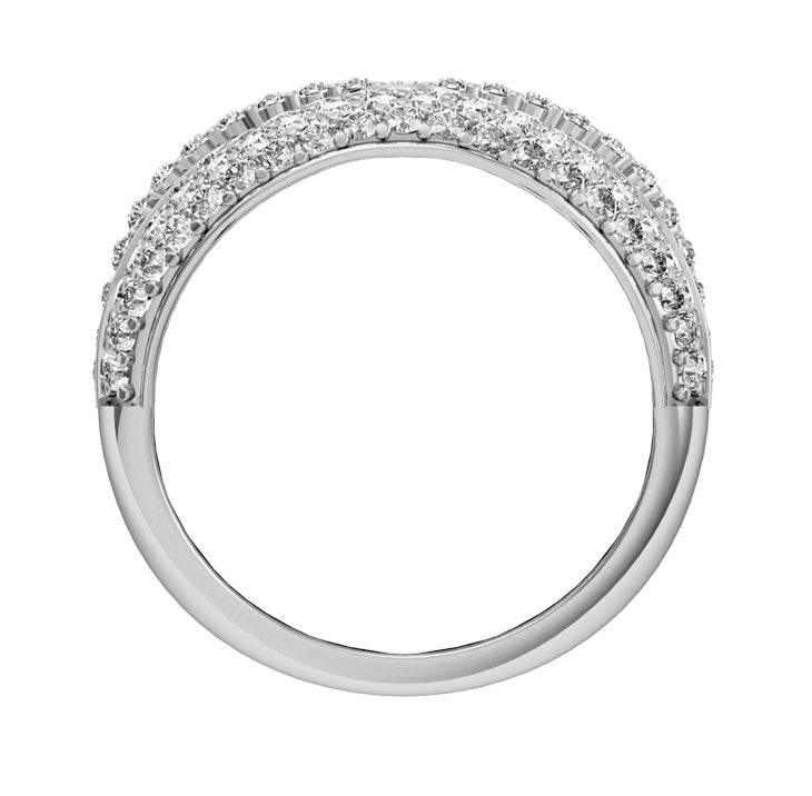 Magnificent Wide Diamond Ring - Jewelslane