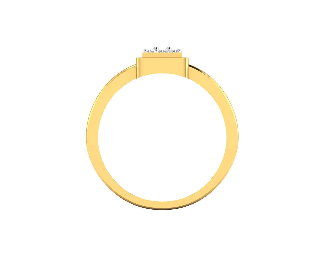 Matt Diamond Engagement Ring for Men - Jewelslane