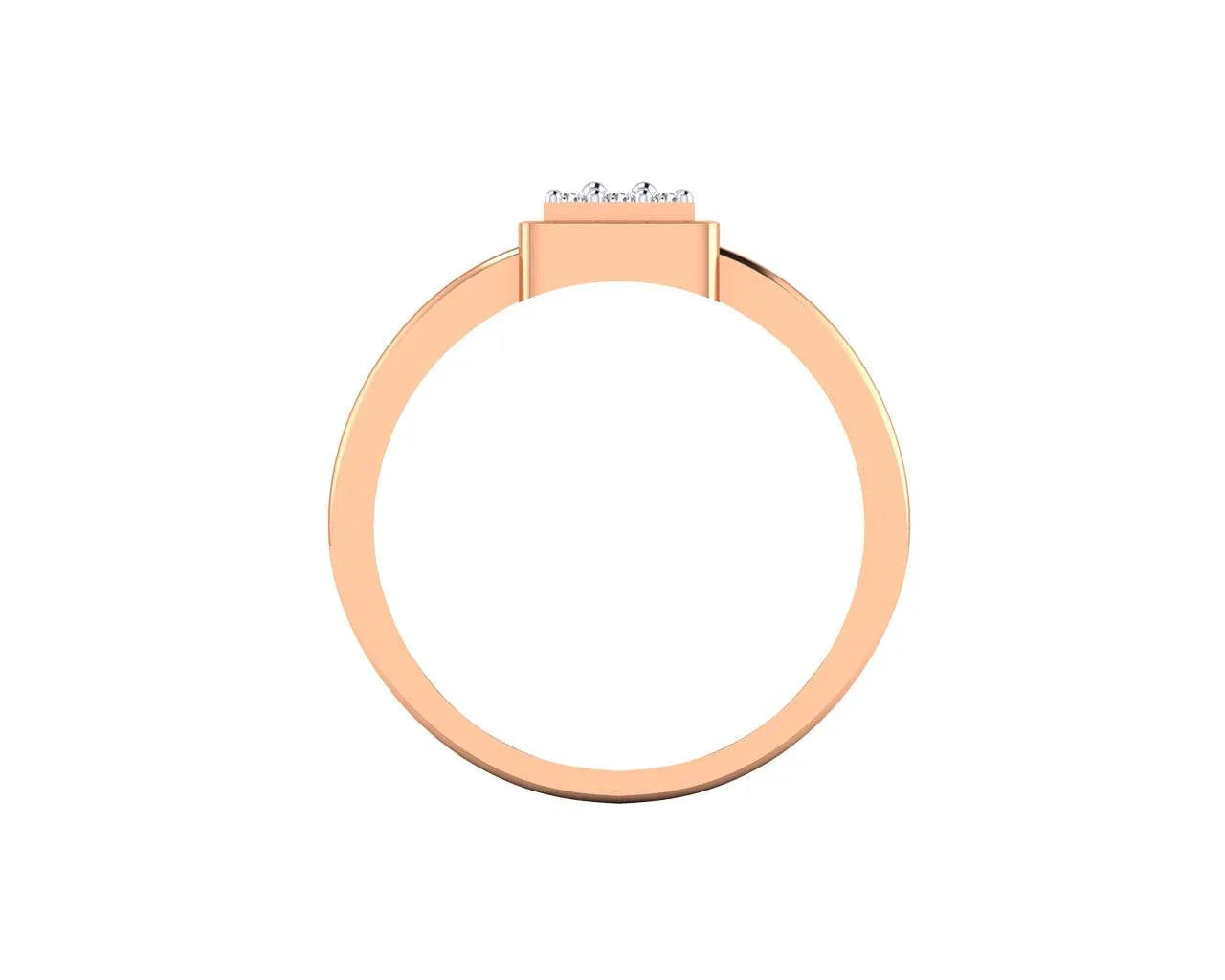 Matt Diamond Engagement Ring for Men - Jewelslane