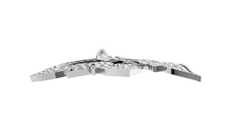 Modern Day designer diamond pendant - Jewelslane