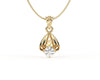 Naomi Diamond Pendant in 14k Gold - Jewelslane