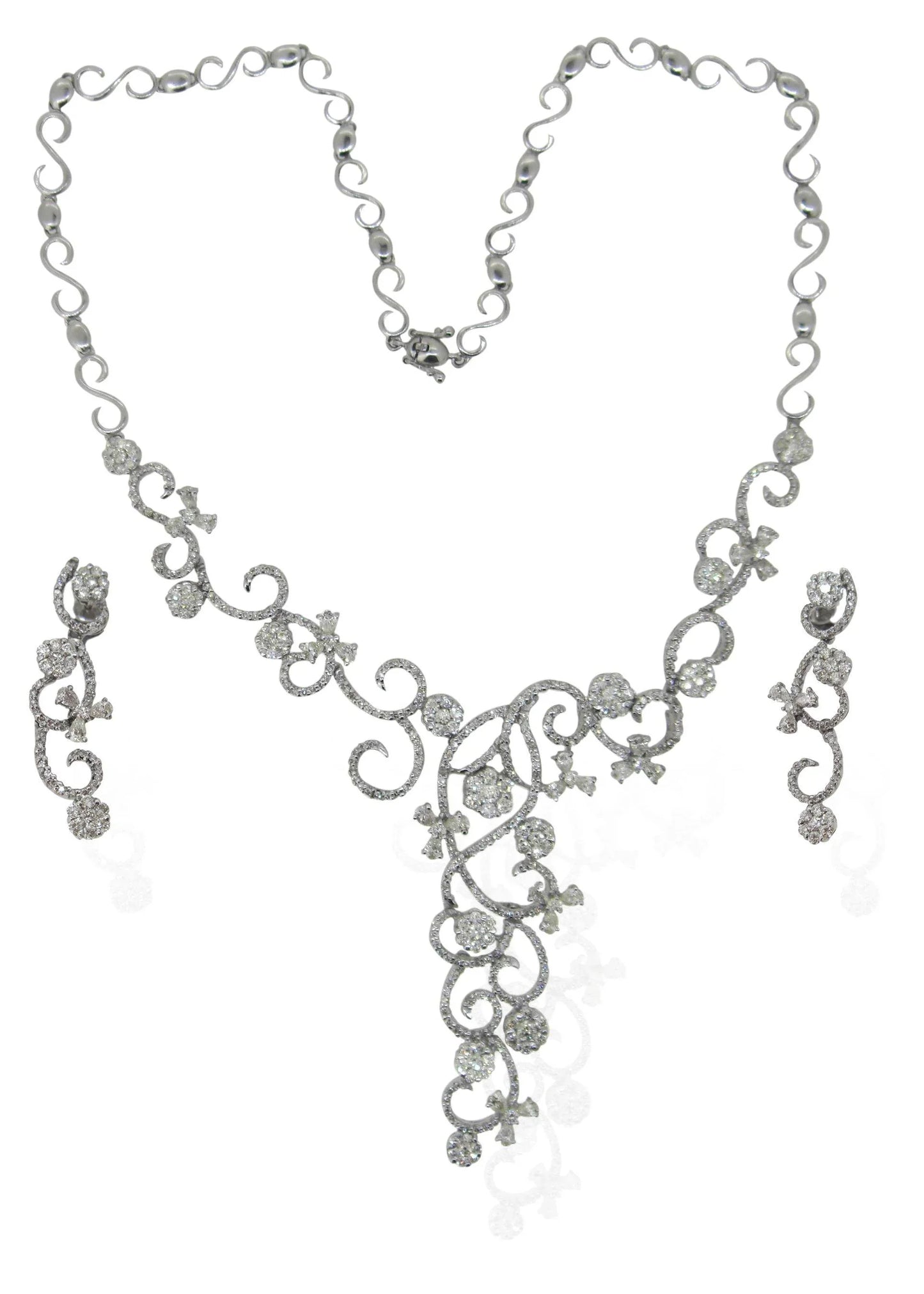 Necklace Set Gold & Diamond - Jewelslane