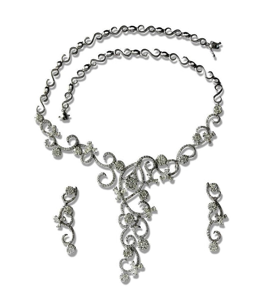 Necklace Set Gold & Diamond - Jewelslane