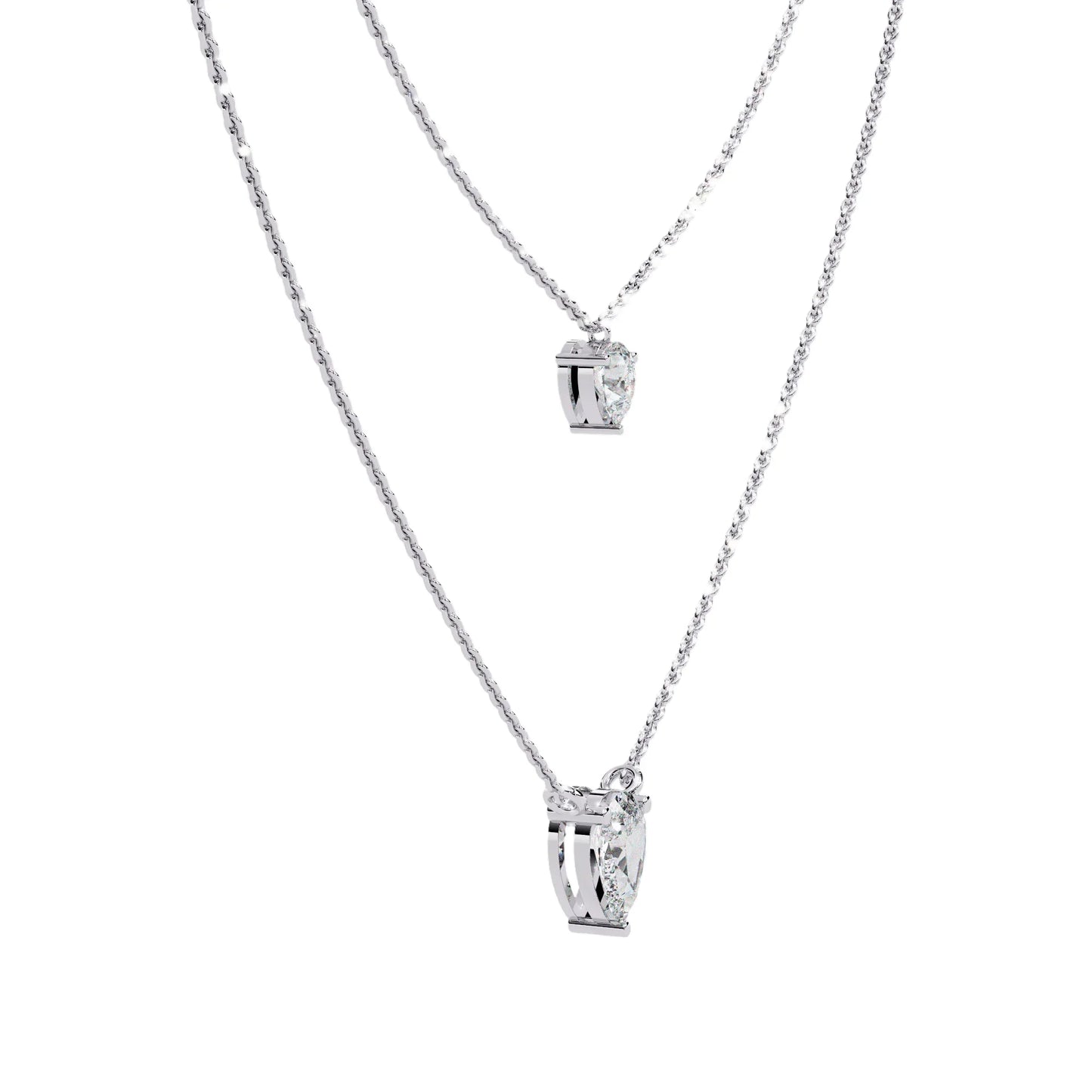 Nidhi Lab Grown Solitaire Diamond Necklace in 14k gold - Jewelslane