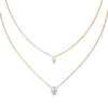 Nidhi Lab Grown Solitaire Diamond Necklace in 14k gold - Jewelslane