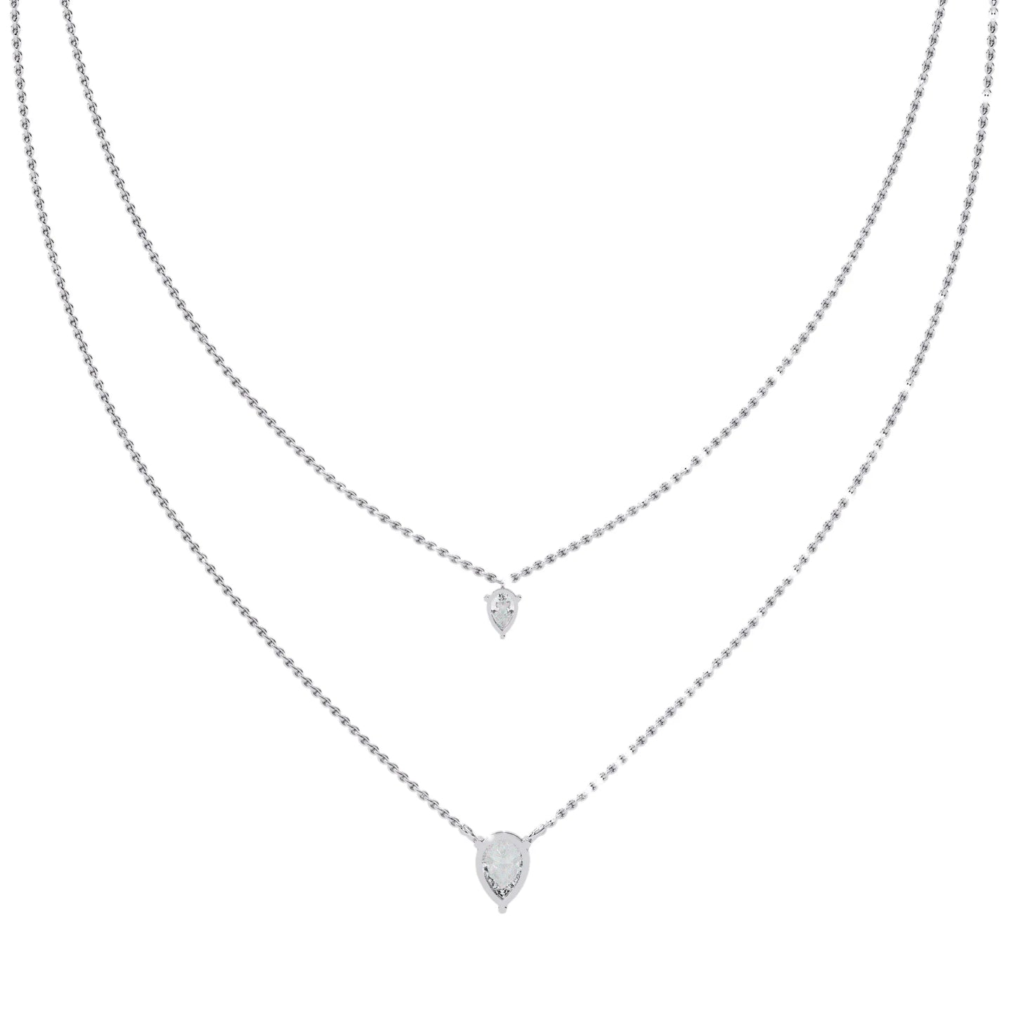 Nidhi Lab Grown Solitaire Diamond Necklace in 14k gold - Jewelslane