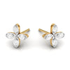 Nova Diamond Studs in 14k Gold - Jewelslane